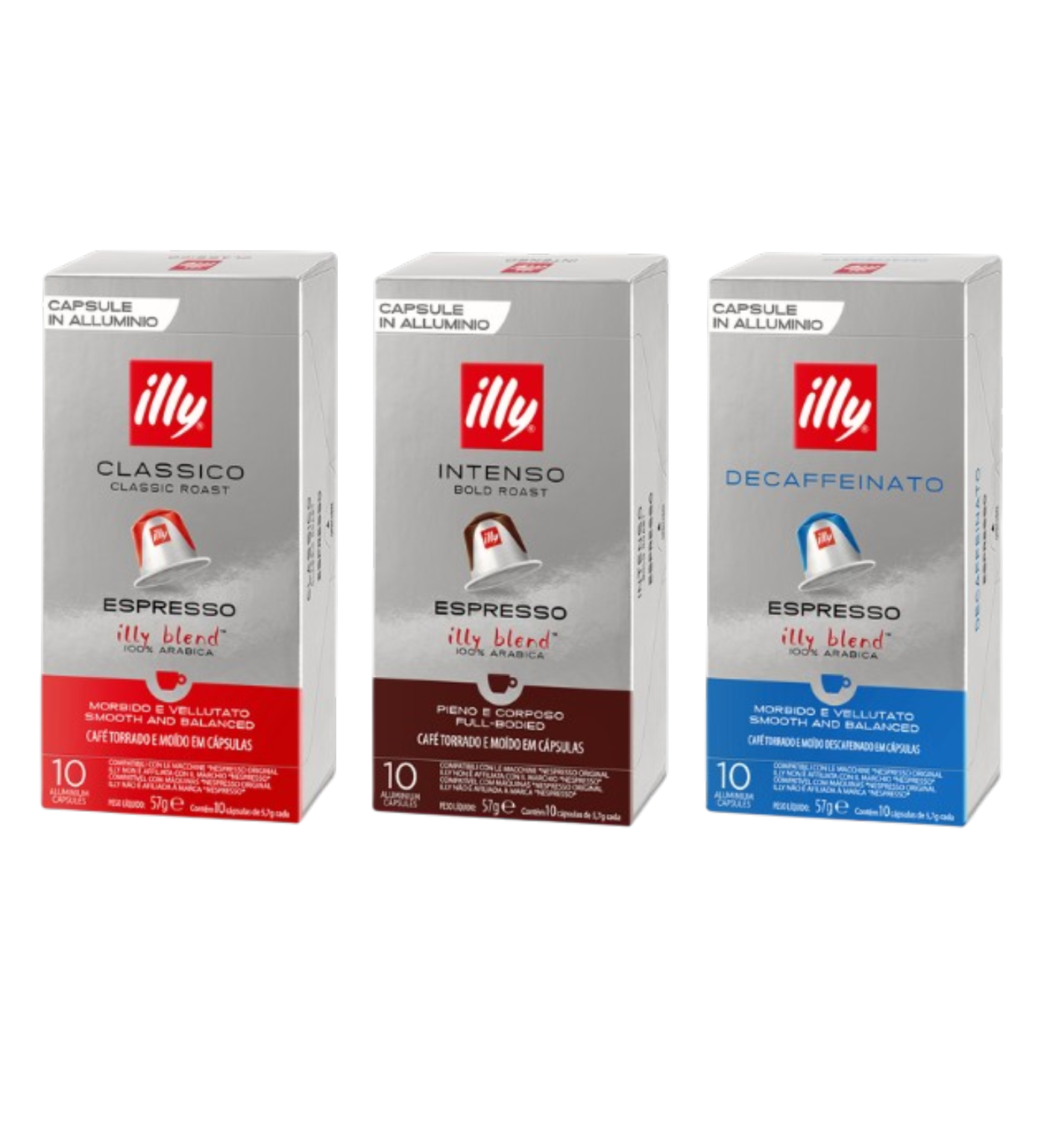 illy Alüminyum Kapsül 3'lü Tanışma Paketi