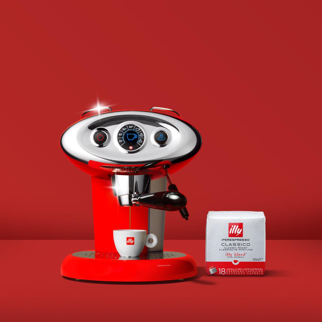 F.Francis X7.1 Espresso ve Cappuccino Makinesi - Kırmızı Fırsat Paketi