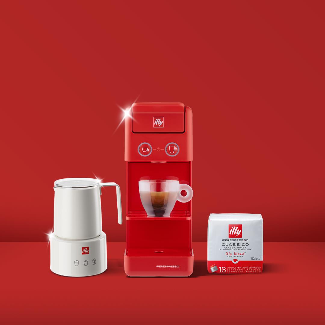 F.Francis Y3.3 Red + Milk Frother Opportunity Package