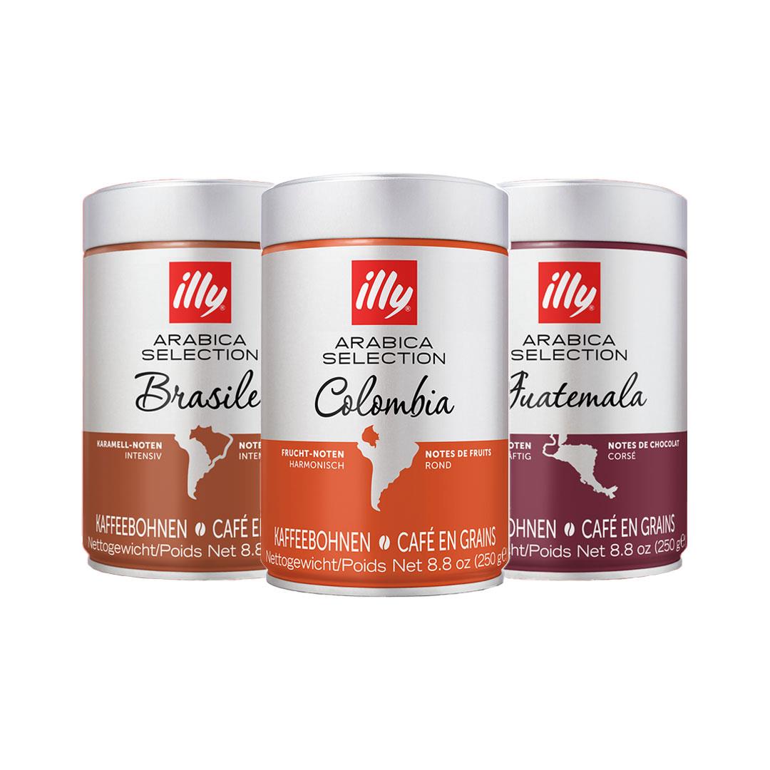 illy Arabica Selection Çekirdek Kahve Tanışma Seti