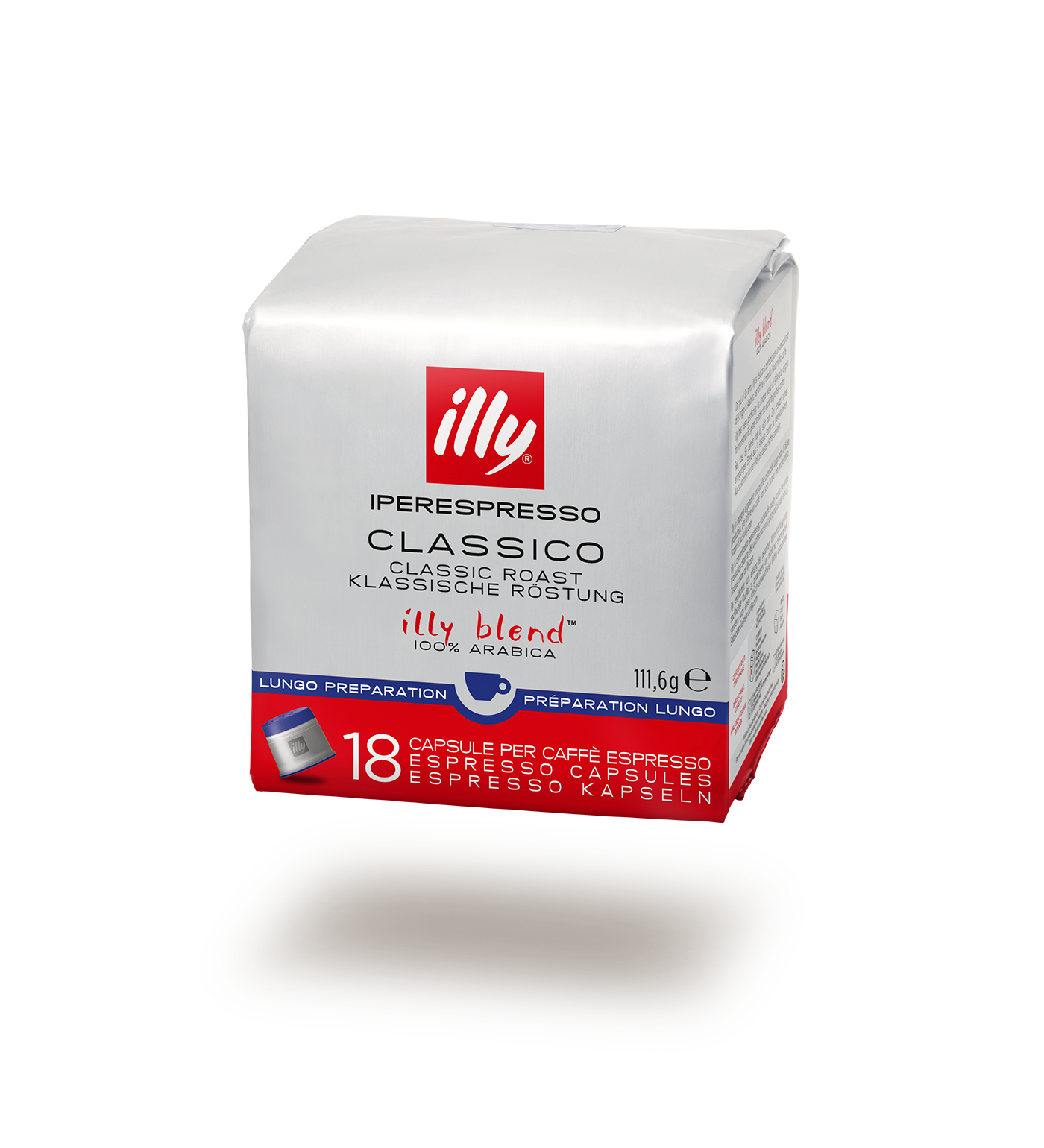 Lungo Iperespresso Capsule Coffee (18 Pieces)