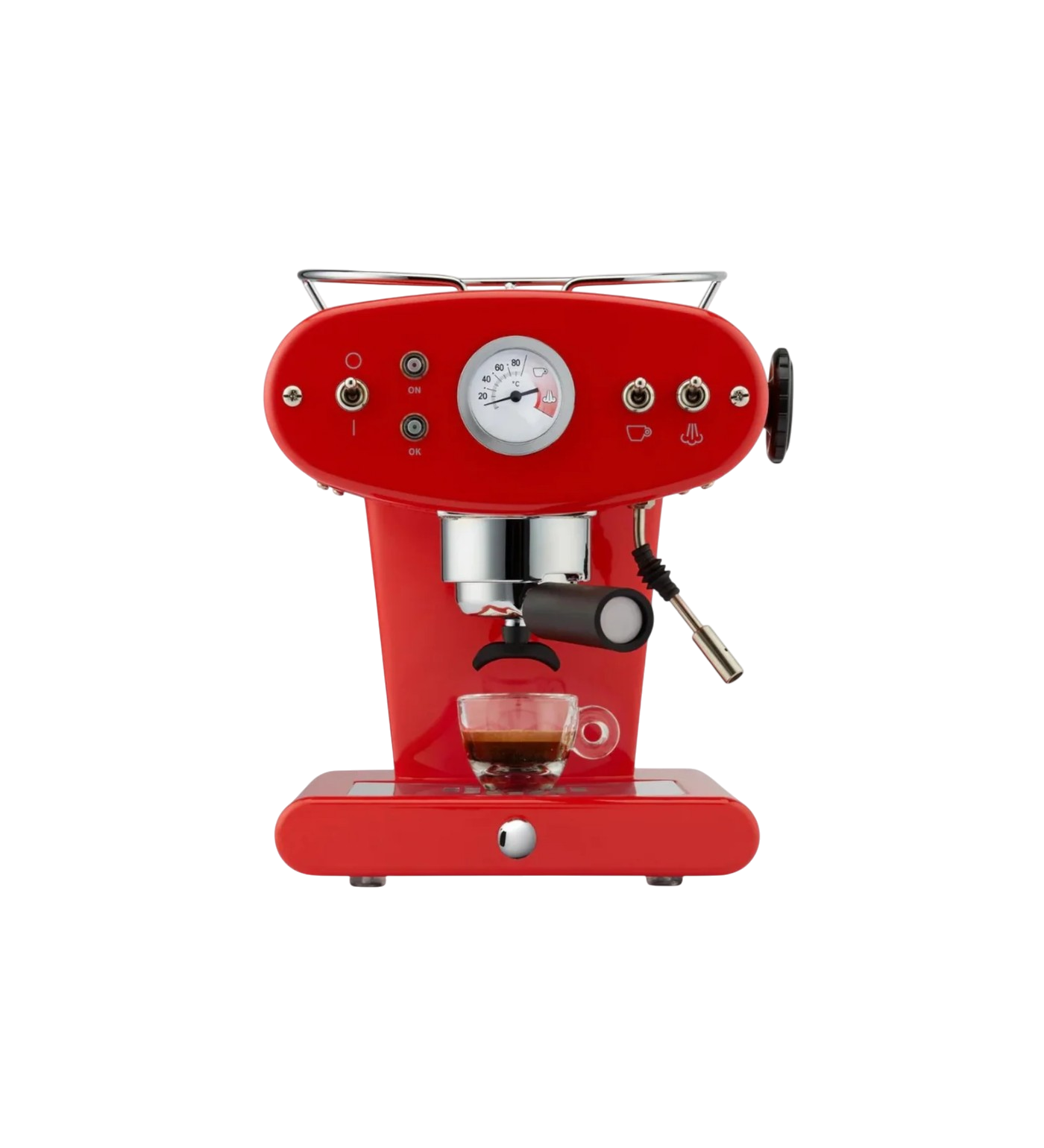 F. Francis X1 Ground Kahve Makinesi - Kırmızı