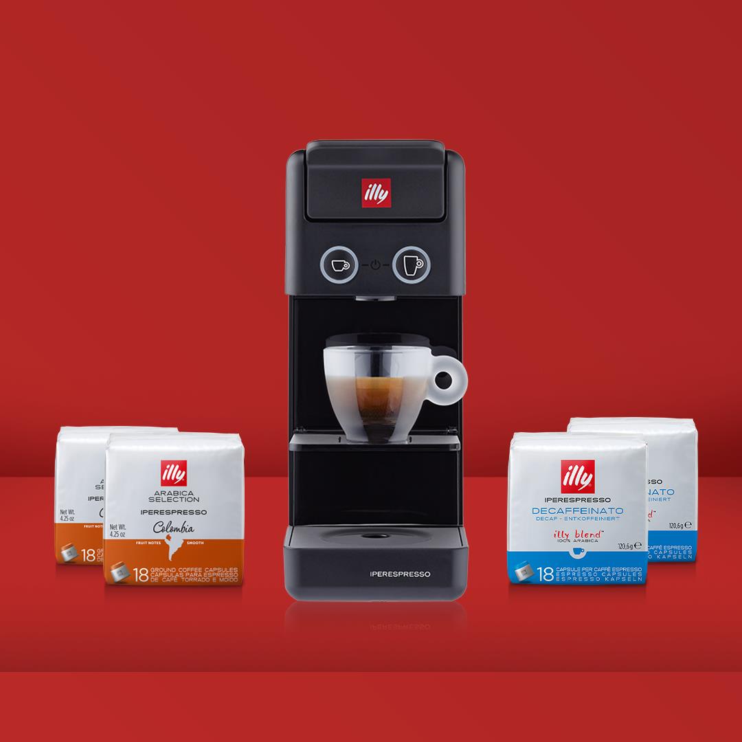 Siyah Y3.3 Espresso ve Americano Makinesi - Fırsat Paketi