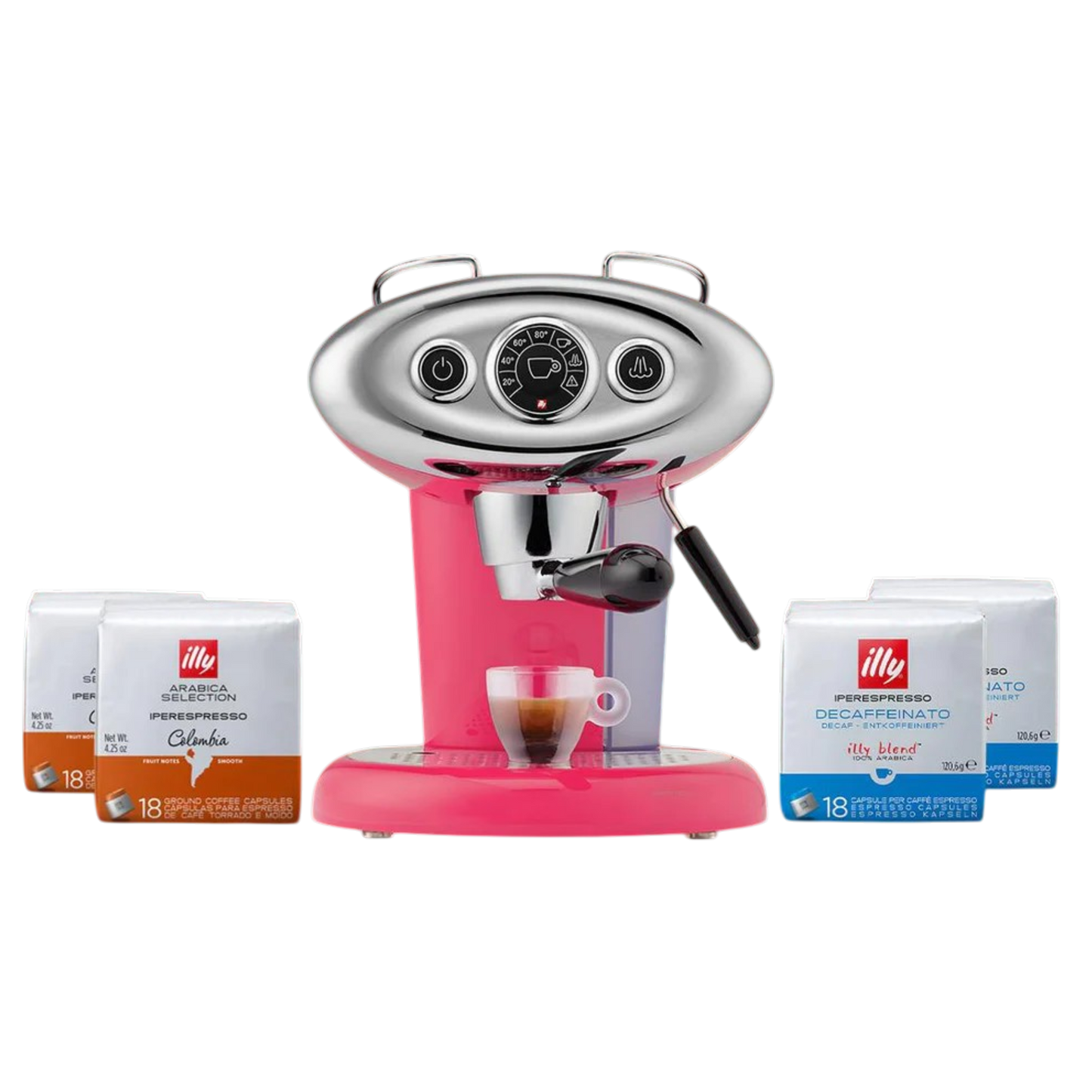 F.Francis X7.1 Espresso ve Cappuccino Makinesi - Pembe Fırsat Paketi