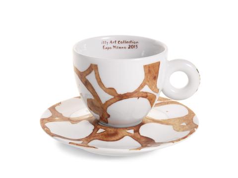 2015 expo sustainart2 cappuccino fincan takımı illy art collection