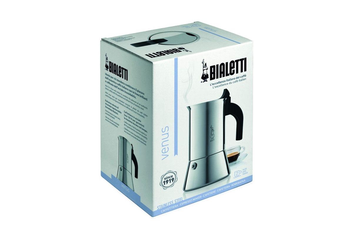 Bialetti Moka Pot Venus (2 Cup) - Paslanmaz Çelik