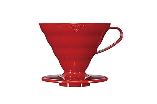 Hario V60-02 Plastik Dripper - Kırmızı