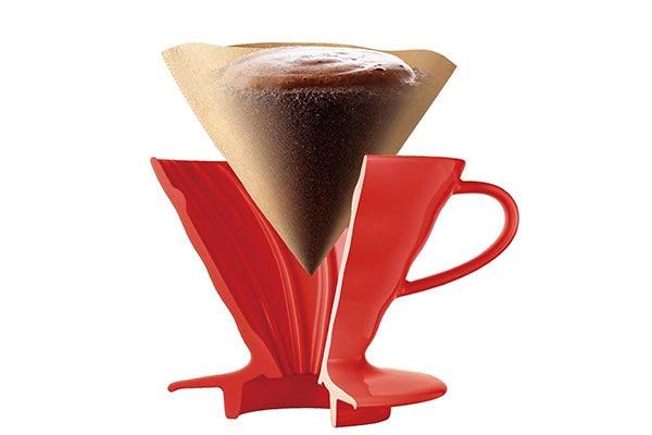 Hario V60-02 Plastik Dripper - Şeffaf