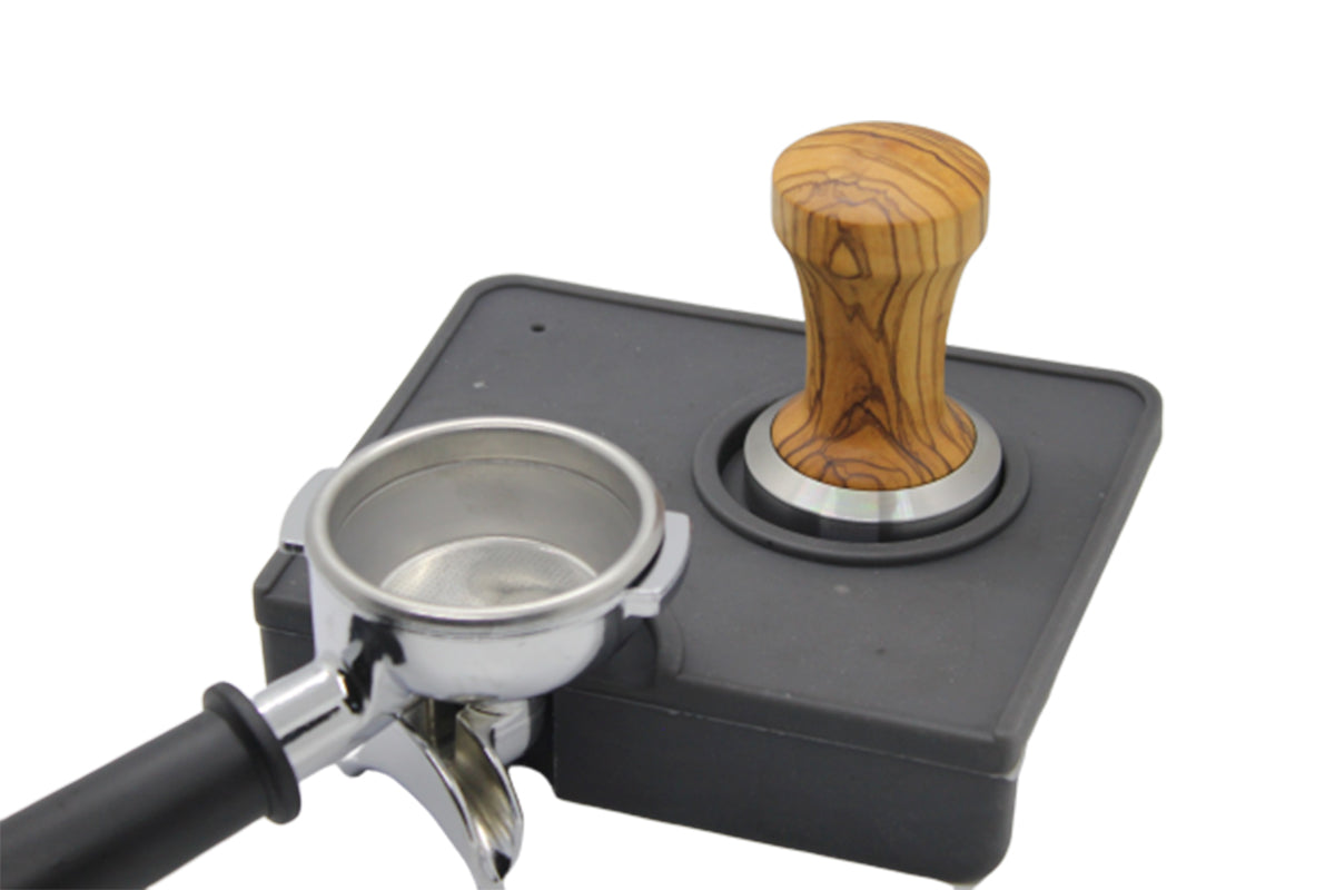 Klasik Tamper - Zeytin Ağacı ve tamper matı