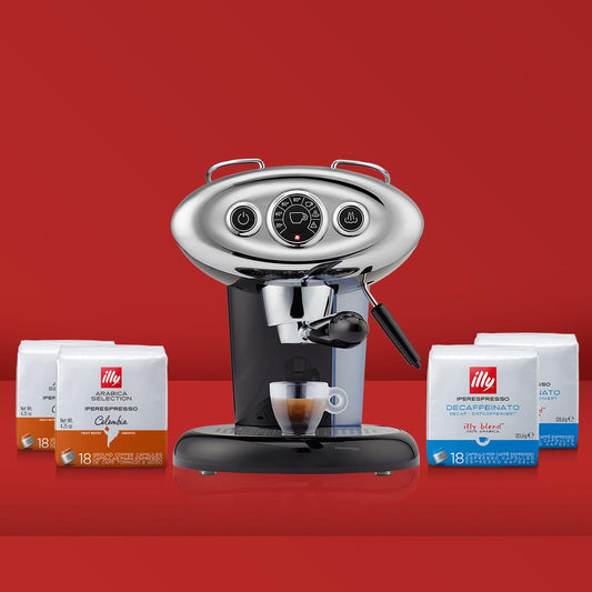 F.Francis X7.1 Espresso ve Cappuccino Makinesi - Siyah Fırsat Paketi