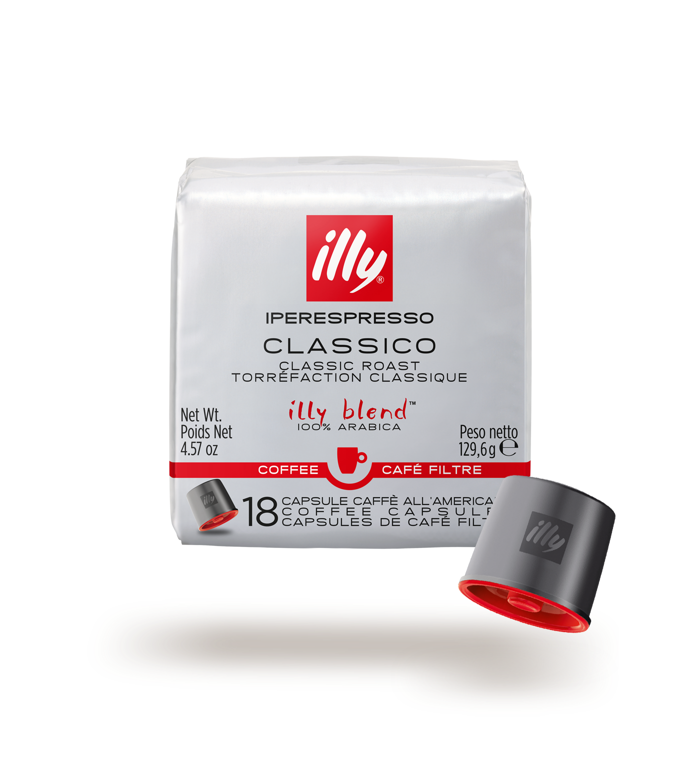 Iperespresso Capsule Filter Coffee - Medium Roast (18 Pieces)