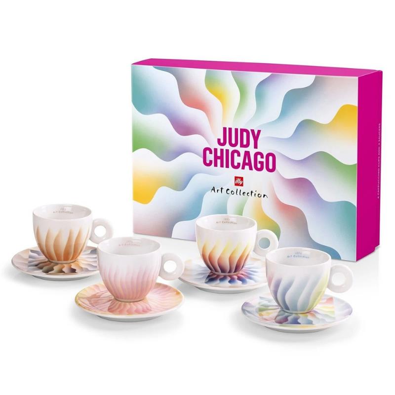 Judy Chicago - 4lü Cappuccino Fincan Takımı