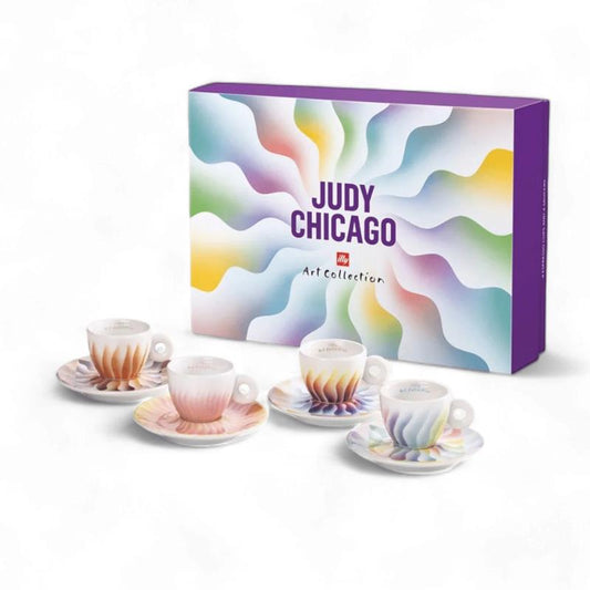 Judy Chicago - 4lü Espresso Fincan Takımı
