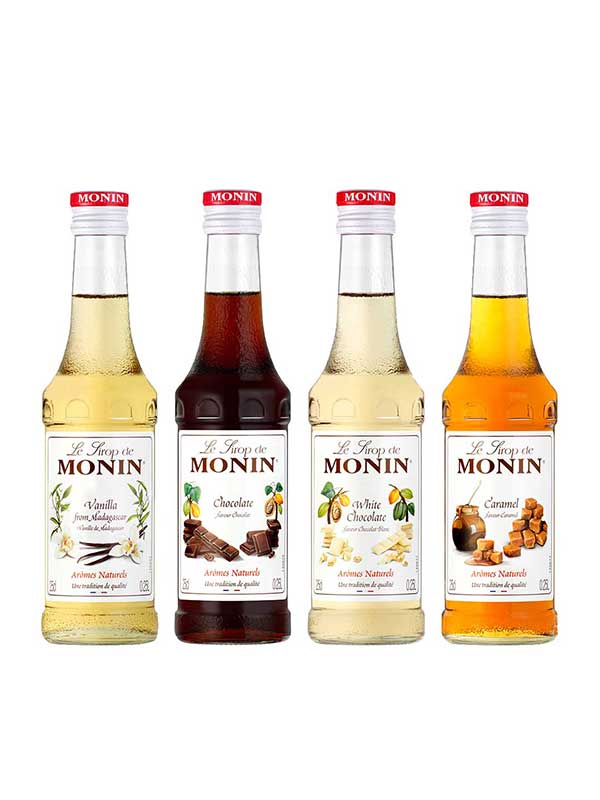 Monin Coffee Syrup Set (4x250 ml)