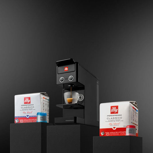 Black Y3.3 Espresso and Americano Machine - Deal Package