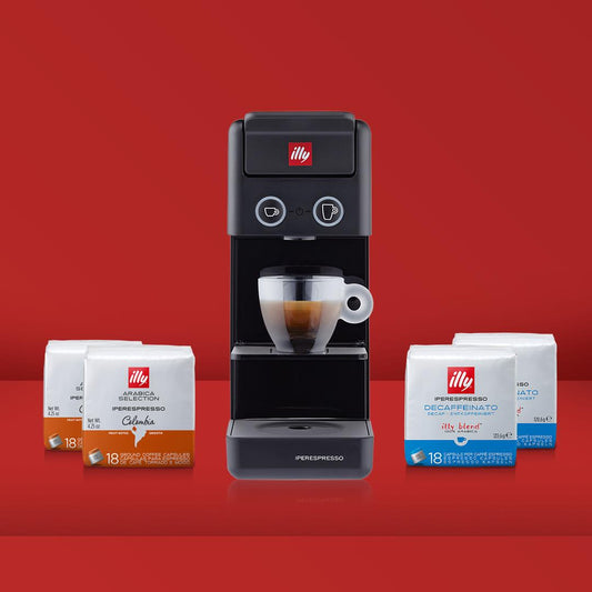 Siyah Y3.3 Espresso ve Americano Makinesi - Fırsat Paketi