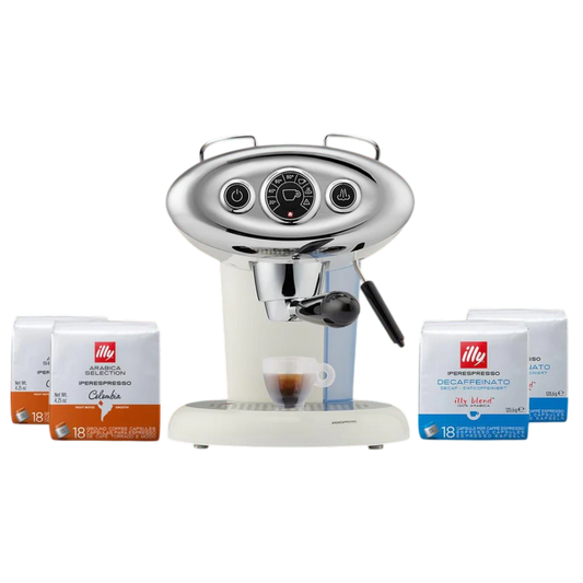 F.Francis X7.1 Espresso and Cappuccino Machine - White Opportunity Package