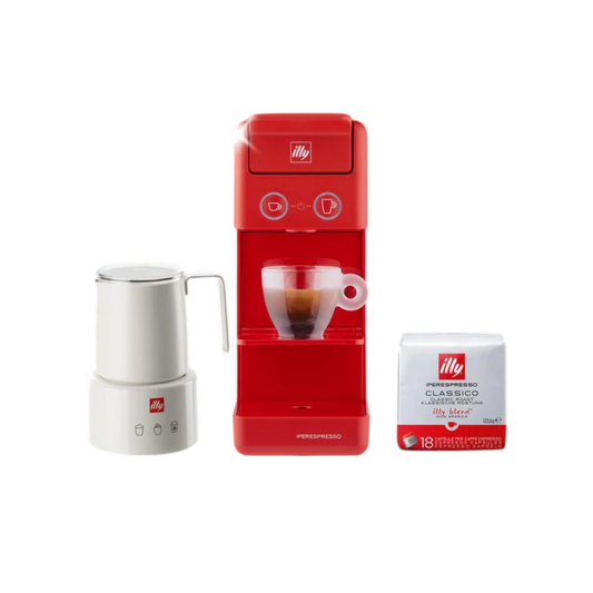 F.Francis Y3.3 Red + Milk Frother Opportunity Package