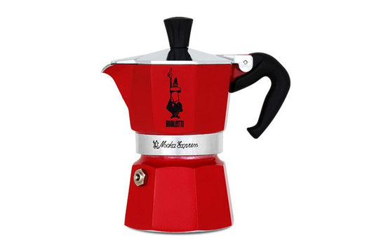 Bialetti Moka Pot (3 Cups) - Red