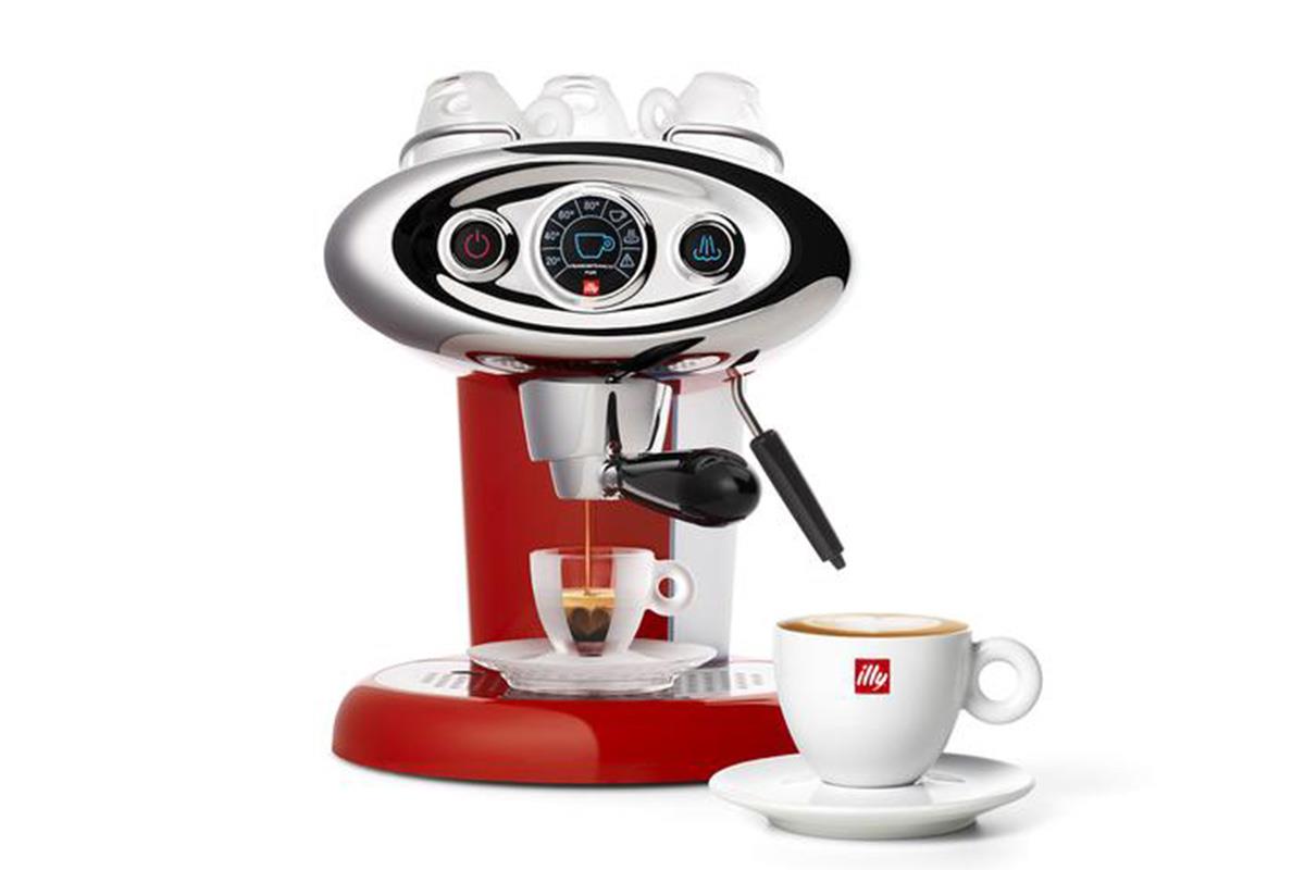 F.Francis X7.1 Espresso and Cappuccino Machine Red