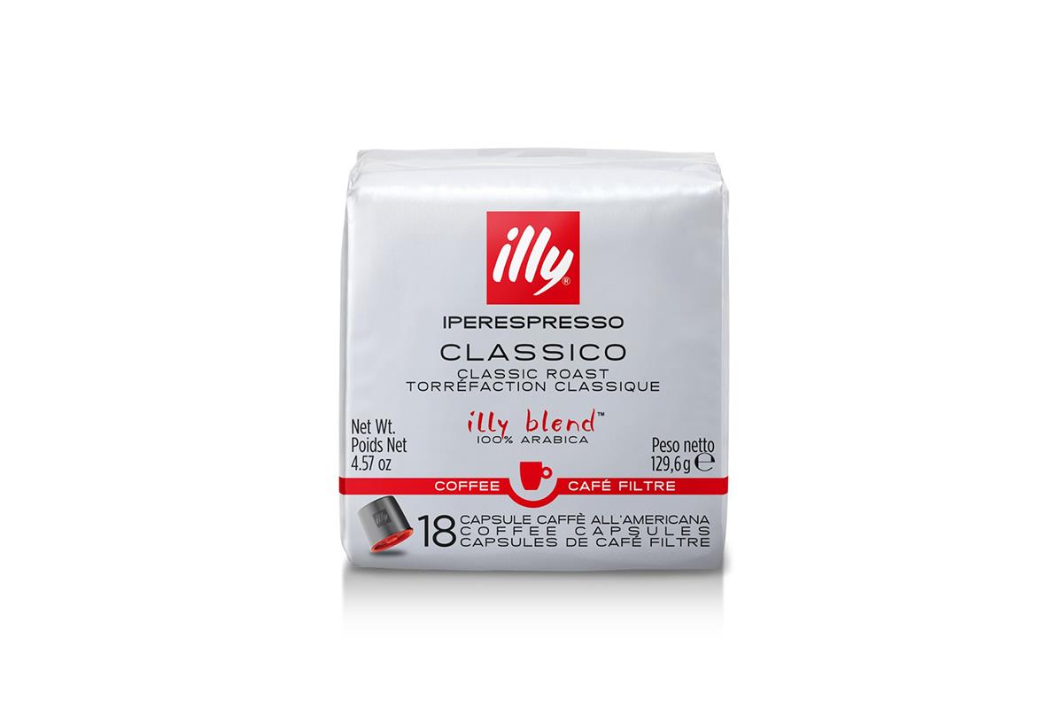 illy Ipso Capsule Filter Coffee - Medium Ground (18 Pieces) 