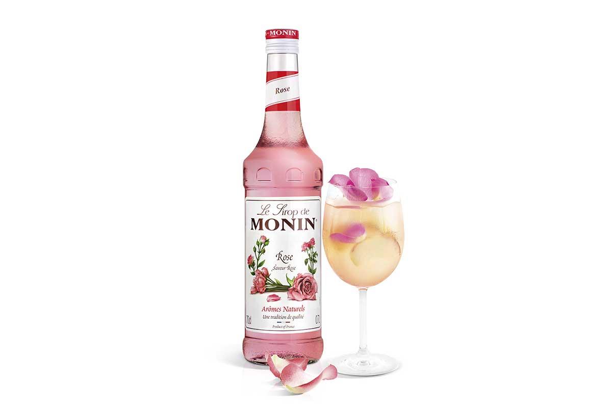 Monin Rose Syrup (700 ml)